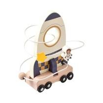 Conjunto De Jogo De Foguete Espacial Magnético De Madeira Montessori Brinquedos Educativos Para Conjunto De Jogo De Foguete Espacial Magnético De Madeira Montessori Brinquedos Educativos Para