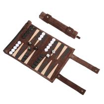 Conjunto De Jogo De Gamão Portátil Em Couro Dobrável Para Adultos E Crianças, Ideal Para RV, Conjunto De Jogo De Gamão Portátil Em Couro Dobrável Para Adultos E Crianças, Ideal Para RV,
