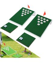 Conjunto de Jogo de Golf Cornhole SPRAWL para Quintal ao Ar Livre Conjunto de Jogo de Golf Cornhole SPRAWL para Quintal ao Ar Livre