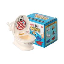 Conjunto De Jogo De Tiro De Cocô Familiar Com Disparadores Rápidos De Vaso Sanitário E Cocôs De