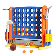 Conjunto de Jogo YGJT Gigante 4 em 1 Ajustável de Conectar Conjunto de Jogo YGJT Gigante 4 em 1 Ajustável de Conectar