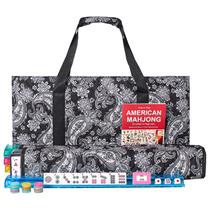 Conjunto de jogos American Mahjong GUSTARIA 166 peças com bolsa de transporte