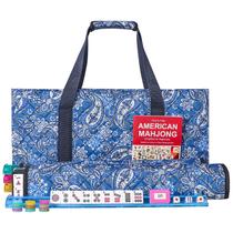 Conjunto de jogos American Mahjong GUSTARIA 166 peças com bolsa de transporte