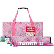 Conjunto de jogos American Mahjong GUSTARIA 166 peças com bolsa de transporte
