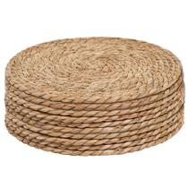 Conjunto de jogos americanos Defined Deco Woven Water Hyacinth, 10 unidades e 30 cm Conjunto de jogos americanos Defined Deco Woven Water Hyacinth, 10 unidades e 30 cm
