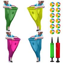 Conjunto de jogos ao ar livre Entrq Granny Pants com 4 calças e 12 bolas