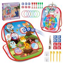 Conjunto de jogos ao ar livre M SANMERSEN Bean Bag Toss para crianças de 3 a 8 anos