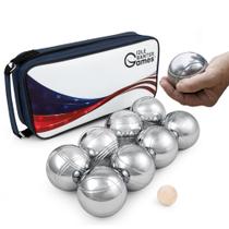 Conjunto de jogos Boules Idle Banter 73 mm Metal Balls Portable