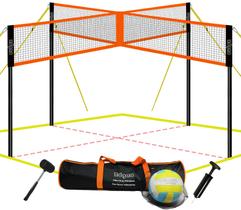 Conjunto de jogos combinados de voleibol e badminton Zdgao de 20 pés Conjunto de jogos combinados de voleibol e badminton Zdgao de 20 pés