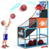 Conjunto de jogos de basquete Arcade Handwell para crianças de 3 a 12 anos