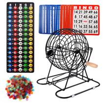 Conjunto de jogos de bingo GSE Games & Sports Expert Deluxe com gaiola de aço Conjunto de jogos de bingo GSE Games & Sports Expert Deluxe com gaiola de aço