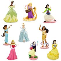 Conjunto de jogos de bonecos Disney Princess Deluxe 9 bonecos de 10 cm Conjunto de jogos de bonecos Disney Princess Deluxe 9 bonecos de 10 cm