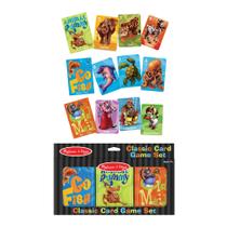 Conjunto de jogos de cartas Melissa & Doug Classic Old Maid, Go Fish, Rummy Conjunto de jogos de cartas Melissa & Doug Classic Old Maid, Go Fish, Rummy