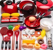 Conjunto de jogos de cozinha com acessórios - Mini conjunto Conjunto de jogos de cozinha com acessórios - Mini conjunto