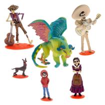Conjunto de jogos de figuras Disney Coco com Hector, Miguel, Ernesto e mais Conjunto de jogos de figuras Disney Coco com Hector, Miguel, Ernesto e mais
