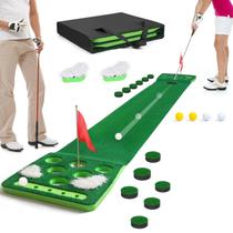 Conjunto de jogos de golfe KEMLDIVS, bolsa verde removível Conjunto de jogos de golfe KEMLDIVS, bolsa verde removível