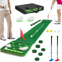 Conjunto de jogos de golfe KEMLDIVS com 4 bolas e bolsa de transporte Conjunto de jogos de golfe KEMLDIVS com 4 bolas e bolsa de transporte
