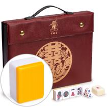 Conjunto de jogos de Mahjong chinês Yellow Mountain Double Happiness