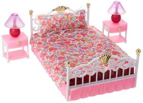 Conjunto de jogos de quarto Gloria New com travesseiro, lençol e mesas de cabeceira Conjunto de jogos de quarto Gloria New com travesseiro, lençol e mesas de cabeceira