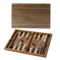 Conjunto de jogos de tabuleiro de gamão GSE Games & Sports Expert