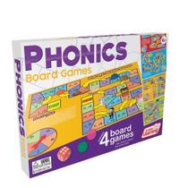 Conjunto de jogos de tabuleiro Junior Learning Phonics 6 Counters 4-5 Years