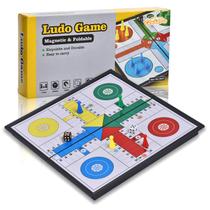Conjunto de jogos de tabuleiro Ludo QuadPro Magnetic Folding Travel Kids Conjunto de jogos de tabuleiro Ludo QuadPro Magnetic Folding Travel Kids