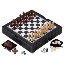 Conjunto de jogos de tabuleiro Mainstreet Classics Broadway 5 em 1 Combo