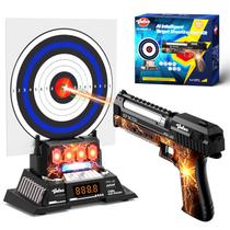 Conjunto de jogos de tiro VATOS Recarregável Gun Auto-Scoring Base