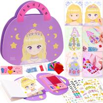 Conjunto de jogos de vestir iGetooy Princess Fantasy Makeup Kids 4-6 Conjunto de jogos de vestir iGetooy Princess Fantasy Makeup Kids 4-6