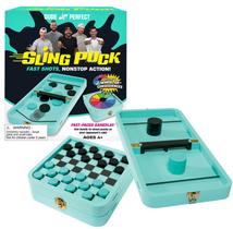 Conjunto de jogos Dude Perfect Sling Puck & Checkers para crianças a partir de 4 anos