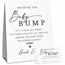 Conjunto de jogos DYIRBIIY Minimalism Baby Shower Measure Baby Bump