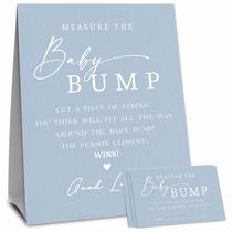 Conjunto de jogos DYIRBIIY Navy Blue Baby Shower Measure The Baby Bump