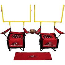 Conjunto de jogos Football Yard QB54 Outdoor Toss Red Chairs Conjunto de jogos Football Yard QB54 Outdoor Toss Red Chairs