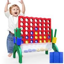 Conjunto de jogos Giant 4-to-Score Connect Aywewii de 1,9 pés para crianças/adultos