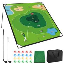 Conjunto de jogos GLUTIA Golf Chipping 180x180 cm Sticky Mat