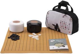 Conjunto de jogos Go SongYun, tabuleiro portátil reversível 19x19/13x13 Conjunto de jogos Go SongYun, tabuleiro portátil reversível 19x19/13x13