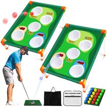 Conjunto de jogos Golf Cornhole, pacote TOY Life, com 2 unidades para adultos e crianças