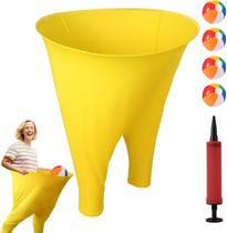 Conjunto de jogos Granny Pants Yard VOGUZY 4 Balls Pump Yellow