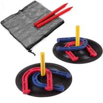 Conjunto de jogos Horseshoes Win SPORTS Rubber para crianças e adultos