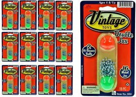 Conjunto de jogos Jacks JA-RU Vintage Metal com Bouncy Balls Kids Conjunto de jogos Jacks JA-RU Vintage Metal com Bouncy Balls Kids