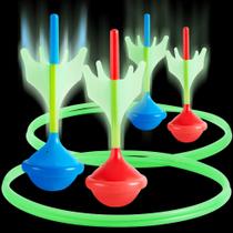 Conjunto de jogos Lawn Darts JOYIN Glow in The Dark para crianças e adultos Conjunto de jogos Lawn Darts JOYIN Glow in The Dark para crianças e adultos