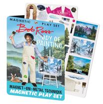 Conjunto de jogos Magnetic Dress Up Doll The Unemployed Philosophers Guild Bob Ross Conjunto de jogos Magnetic Dress Up Doll The Unemployed Philosophers Guild Bob Ross