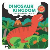 Conjunto de jogos magnético Petit Collage Dinosaurs com 2 cenas 3+ Conjunto de jogos magnético Petit Collage Dinosaurs com 2 cenas 3+