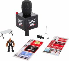 Conjunto de jogos Mattel WWE Knuckle Crunchers com boneco de ação The Rock Conjunto de jogos Mattel WWE Knuckle Crunchers com boneco de ação The Rock