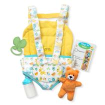 Conjunto de jogos Melissa & Doug Carrier para bonecas