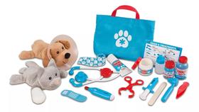 Conjunto De Jogos Melissa & Doug Pet Vet Com Cachorro E Gato