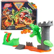 Conjunto de jogos Monster Jam Dueling Dragon com Dragon Truck 1:64