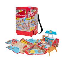 Conjunto de jogos Pokémon Carry Case Beach Battle com Pikachu Jazwares