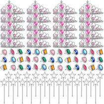 Conjunto de jogos Princess Pretend Party Costume Dress Up, 96 unidades Conjunto de jogos Princess Pretend Party Costume Dress Up, 96 unidades