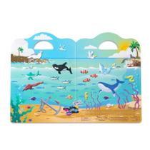 Conjunto de jogos Puffy Sticker Melissa & Doug Ocean Theme +4 anos